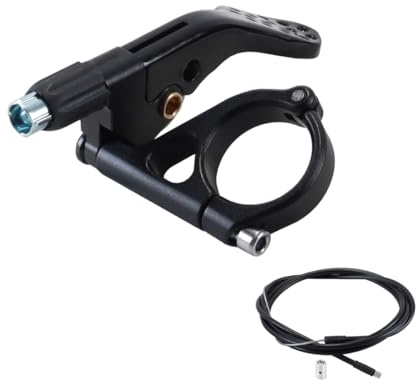 Voyoo Palanca de Mando a Distancia para tija de sillín de Bicicleta, Kit de Elevador de Postes, Adecuado para Manillar de 22,2 mm (Negro)
