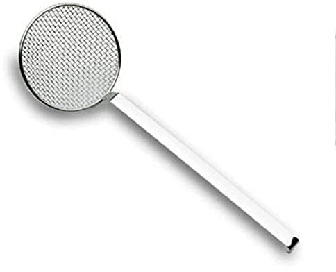 LACOR 60409 Fritierloffel 10 cm | Aus lebensmittelechtem Edelstahl gefertigt; hohe Korrosionsbeständigkeit und Haltbarkeit im täglichen Gebrauch