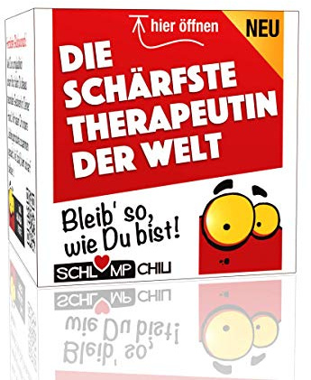 Schlump-Chili⎥Die schärfste Therapeutin der Welt - ein witziges Geschenk für Frauen z.B. zum Geburtstag oder Weihnachten!