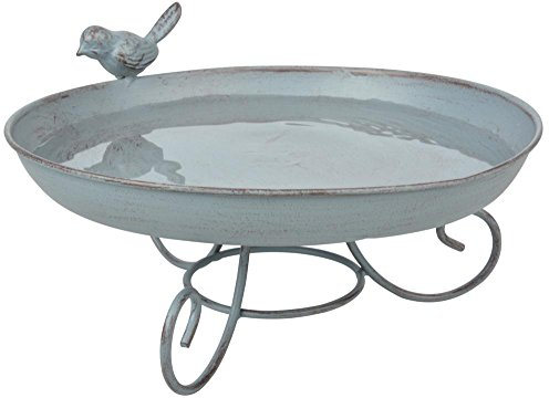 Esschert Design Vogeltränke FB401 Serie stehend, grau