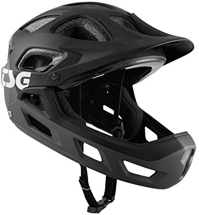 TSG Enduro MTB-Helm Seek FR Schwarz Gr. L/XL