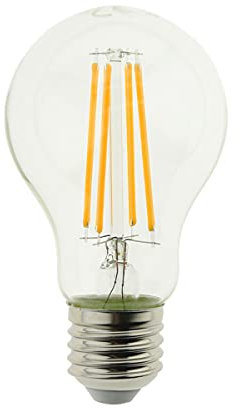 Blaupunkt Ampoule LED Vintage Filament A60 E27 – Éclairages pour Pièces – 8W – Remplacement de 75W – Blanc Chaud 2700K – 1055 lumens – Décorative – Retro – Lot de 1