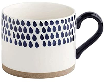 Kaffeebecher Kaffeetassen Kaffeetasse Kaffeetasse Aus Keramik, Große Kaffeetasse, Elegante Trinktasse, Mikrowellengeeignete Paartasse, Multifunktional Tasse Kaffee-Tasse Becher Tassen ( Blue : A )