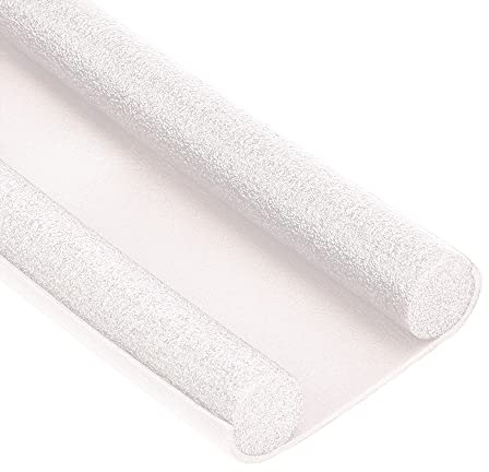 Paraspifferi Parafreddo Sottoporta Universali Made in Italy Porta Blindata Previene Spifferi Infiltrazioni Polvere Acqua Luce Insetti Rumori (1, Bianco)