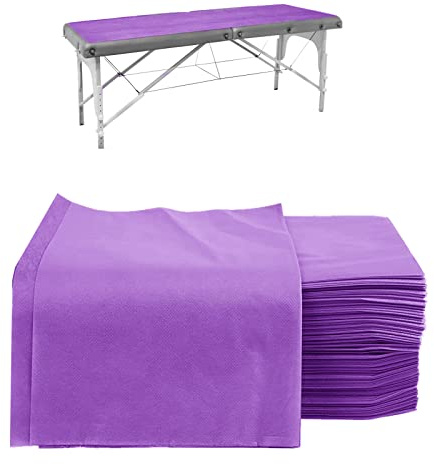 DADAWU Einweg-Bettlaken, Vlies-Bettlaken, wasserdicht und öldicht, Bettbezug für Schönheitssalon, Spa, Tattoo, Massageliege, Hotels, 80 x 180 cm, 20 Stück