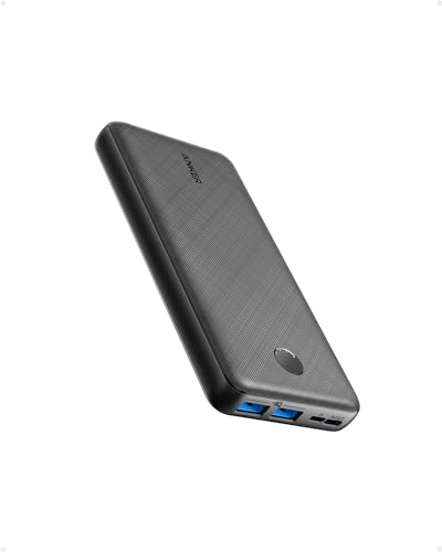 Anker Power Bank, 325 Portable Charger, 20,000mAh Battery Pack with PowerIQ Tech, USB-C Input and Output Ports for iPhone 16/15 Series, Samsung Galaxy, AirPods, and More (PowerCore Essential 20K)