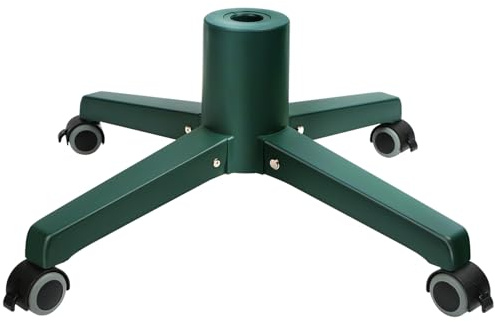 Blissun Christmas Tree Stand With Movable Wheels for Artificial Trees, Xmas Holder, Fits up to 8FT