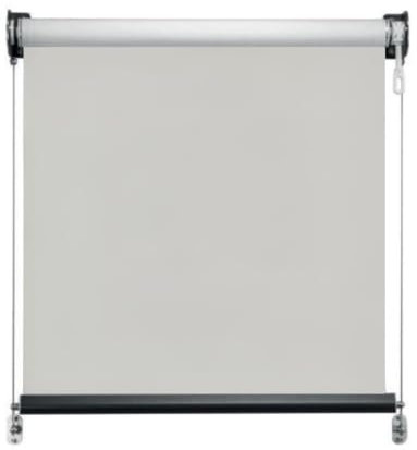 TENDAGGIMANIA Tenda a Rullo per Esterno Protezione UV -Misura 360 X 200- Tenda da Sole con Cavetti in Acciaio Inox Privacy Balcone Esterno -Meccanismo Manuale/Motorizzato - Personalizzabile