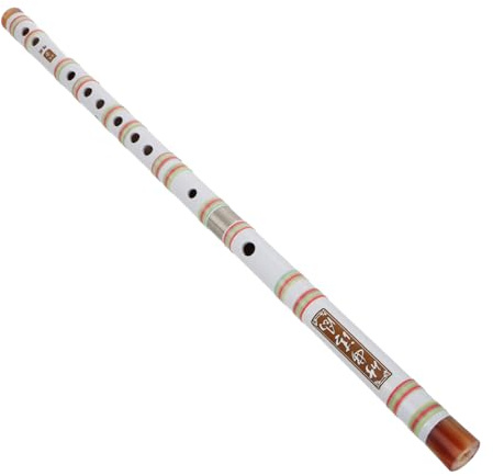 EXQUIMEUBLE Anfänger Traditionelles Chinesisches Musikinstrument Zweiteilige Bambusflöte Mit Kupferanschlüssen Für Erwachsene Einfache Handhabung Und Vielseitige Tonkontrolle