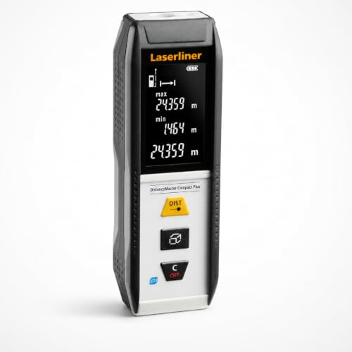 Laserliner Laser Entfernungsmesser DistanceMaster | Präziser Laser-Entfernungsmesser für Längen, Flächen und Volumen
