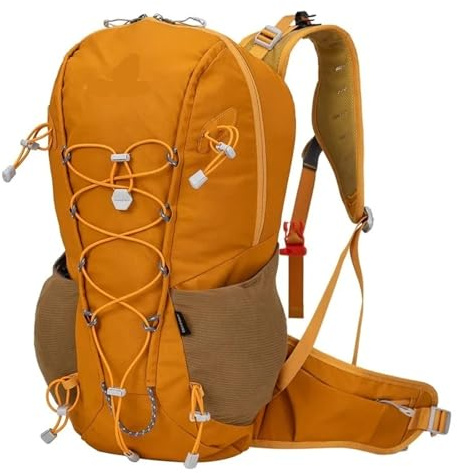 HEUchuan Utomhusryggsäck 25 l unisex flerfunktionell vandringsryggsäck dagväska resväska för vandring klättring camping, Orange, en storlek
