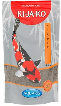 KI-JA-KO Staple Koi-Futter 3 kg / 3 mm Schwimmende Pellets, Ganzjahresnahrung mit Vitaminen & Mineralien für optimale Gesundheit