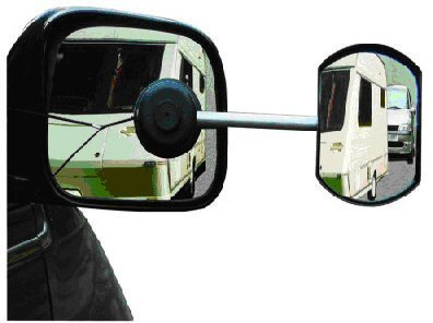 The Original Suck it and See Towing Extended Driving Mirror with CONVEX GLASS - This one was Voted the Top Choice by Caravan Club Magazine