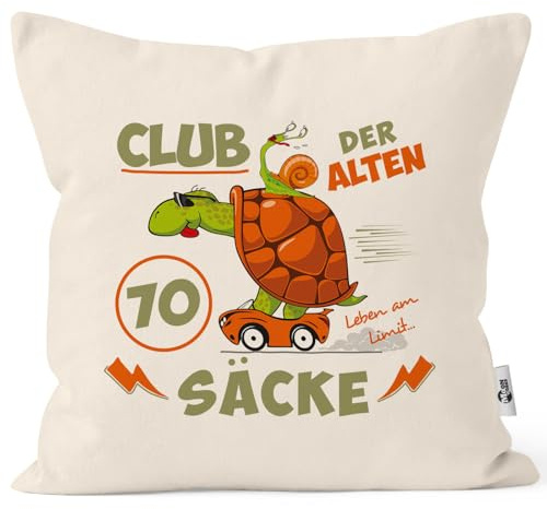 MoonWorks® Kissen-Bezug witziges ironisches Geschenk für Männer zum 30, 35, 40, 45, 50, 55, 60, 65, 70, Geburtstag lustiger Spruch Natur Unisize