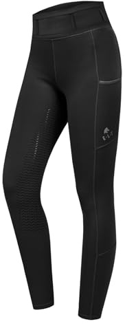 ELT Reitleggings Ella, schwarz, Gr. 48