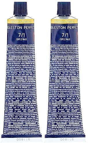 2er Wella Koleston Perfect ME+ Rich Naturals 7/1 Mittelblond/Asch 60ml