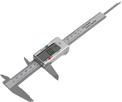 Digital Caliper, Digital Vernier Caliper, Plastic 0-150mm Caliper with LCD Screen Display, Digital Precision Measuring Tools Micrometer for Differential Measuring (6)