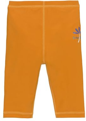 LÄSSIG Baby Schwimmhose kurz mit UV-Schutz und integrierter Schwimmwindel/Beach Shorts Gold, 13-18 Monate, Größe: 86