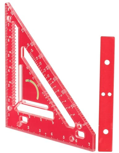 Gadpiparty Sparrenwinkel Werkzeug Mit Großem Schreinerwinkel Und Kleinen Winkeln Geometrische Lineale Aus Acryl Für Holzbearbeitung Präzise Messungen Und Zeichnungen