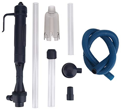 Qcwwy Herramienta de Purificación de Agua para Acuario, Bomba de Filtro Eléctrica para Acuario con Ajustable, Fácil de Usar, Funciona con Pilas, 57 Cm-80 Cm