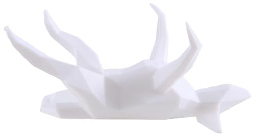 Joskeijky Portaanelli per cani di lusso adorabile, regalo per donne, amiche, madri, nonne, come portaanelli per cani della festa della mamma, in plastica bianca, 1 pezzo