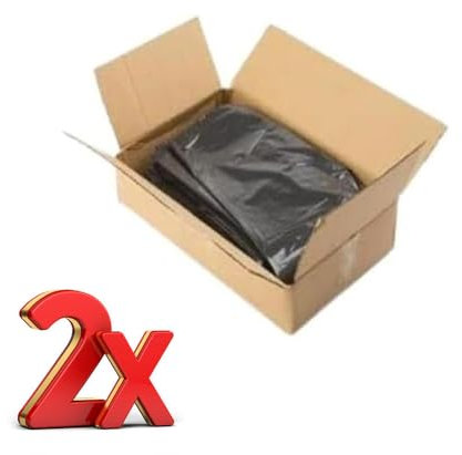Extra Heavy-Duty Trash Bags | Tear Resistant Plastic Bin Bags | Durable Waste Bags | Extra Strong Refuse Sacks for Home, Construction & Commercial Use | Black | 100 Litres (Pack-2 (20 BAGS))