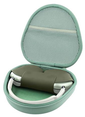 Khanka Hard Case for Apple AirPods Max 2/AirPods Max Over-Ear Headphones | Compatible with Apple AirPods Max 2/AirPods Max Wireless Over-Ear Headphones;Hard Case for Storage,Green,Case Only