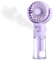 Starvortex Ventilateur Brumisateur Portable, Mini Ventilateur Portable Rechargeable, Ventilateur Portable à 4 Vitesses, USB Ventilo Portable, Voyage Accessoires pour Extérieur Bureau Camping (Violet)
