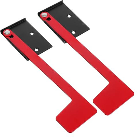Toyvian 2set Rossa Per Postale Esterna Supporto in Metallo Accessorio Di Ricambio Per Decorazione Di Posta Avviso