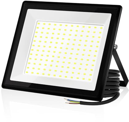 VistaNovaX Faretto LED da esterno 70W Industriale 7000LM 6500K Luce Giorno IP66 Impermeabile, Dissipazione Termica Efficiente, Risparmio 85% Faretti LED Esterno per Corti/Magazzini/Garage (1pcs)