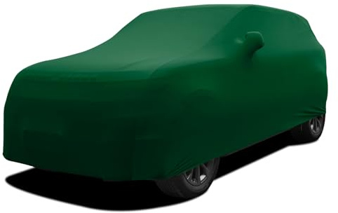 WinPower Interieur Bache Voiture Anti-Poussière Respirant Élastique Couverture Housse de Auto Doux Anti-Rayures SUV Bâche Protection Voiture pour Garage Exposition, 4.46-4.75M, 1Pc