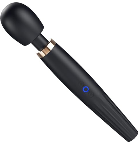 Kickiss Vibrator Wand - Adult Sex Toys Vibrating Wand G Spot Vibrators for Clitoral Anal Nipple with 15 Powerful Vibration Modes, Quiet & Waterproof Personal Massager for Women and Couples Sex Toy