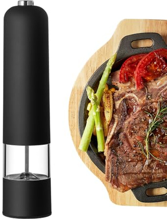 Automatisk pepparkvarn – elektrisk salt- och pepparkvarn set berusad