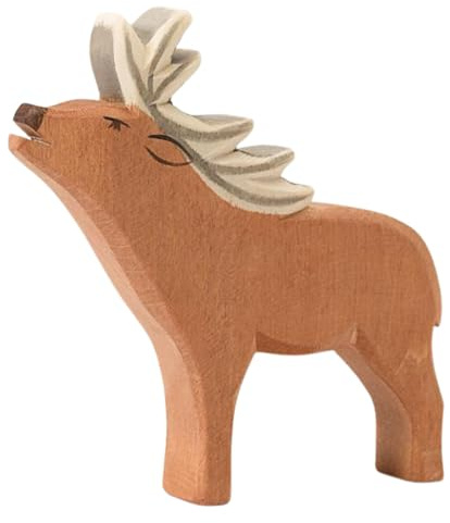 OSTHEIMER 15351 Hirsch aus Holz Höhe 13,5cm Tiere in Wald & Flur