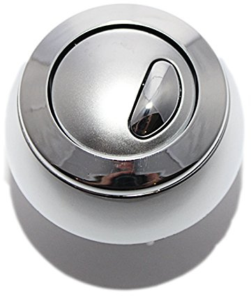 Siamp 34495007 Optima 50 Dual Flush Chrome Toilet Push Button - Multi-Colour