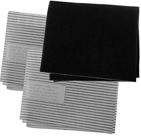 SPARES2GO Cooker Hood Carbon Grease Filter Kit for Tricity Bendix Kitchen Extractor Fan Vent