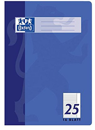 Oxford 3 Stück Heft A4 Lin. 25 90g