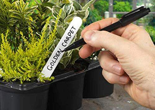 2XGarden Marker Pen for Plant Labels Waterproof Long Lasting Black Ink