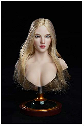 ZSMD 1/6 Scale Kopf Weiblich Schön Sexy Weiblicher Kopf Geeignet Zum Anziehen Von Phincen TBLeague JIAOUDOLL Hoy (empfohlen Mit Weißem Körper)