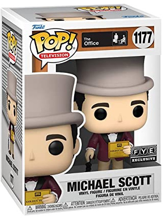 Pop! The Office 1177 Michael Scott with Golden Ticket Special Edition
