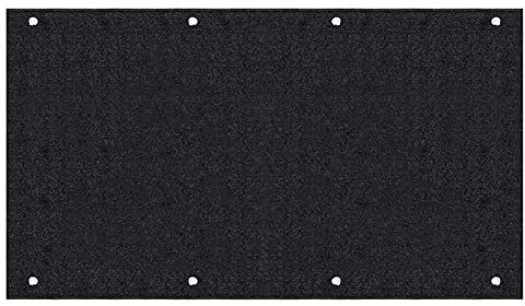 ERPENG Balkonverkleidung 0.8x9m Wind-und UV-Schutz Blende Windschutz Folie mit Kabelbindern,HDPE-Kunststoff für Balkon, Gartenanlagen, Camping und Freizeit, Schwarz