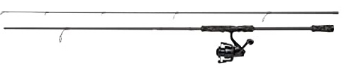 Abu Garcia MAX X BLACK OPS Spinnruten- und Rollen-Kombi-Setup – Köderangel-Spinn-Outfit