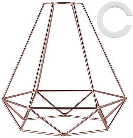 Skelang Deckenlampen, Lampenschirm aus Metall, Lampenschirm aus Draht, für Küche, Esszimmer, Schlafzimmer, Flur