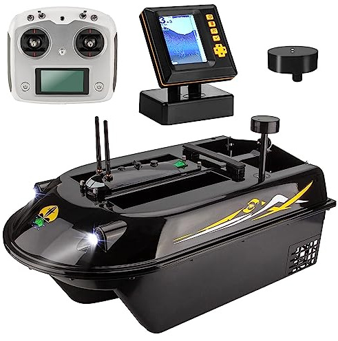 GPS RC Fish Bait Boat 8kg Load with 600M Remote Control Sea Fishing Bait Boat with Fish Finder, Automatic Bait ship Fishing Feeder Smart RC Bait Boat, Bait boat, fishing bait boat, Nest boat