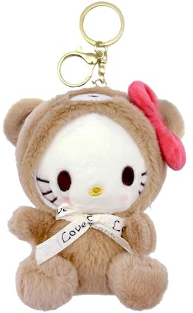 WKxinxuan Sanrio Peluche Portachiavi, Portachiavi, Sanrio Peluche Cartoon Anime Portachiavi, Portachiavi Kawaii Per Cellulare Ciondolo Decorazione Accessori