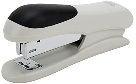 NUOBESTY Agrafeuse De Bureau Moyenne Blanche 25 Feuilles Capacité Fonction 180 Degrés Fourniture De Bureau Usage Scolaire Et Professionnel