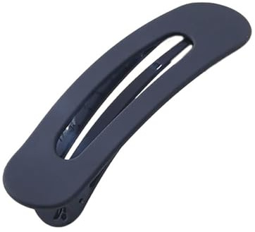 SkyPOOU Haarklammer mit Entenschnabel-Clip für Erwachsene, flache Haarspange für dicke, dünne Hüte, rutschfest, für den täglichen Gebrauch, Blau, ca. 11 x 3,3 cm