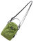 HAUMAUH Hombre Mujeres Bandoleras Bolsa Para Botella De Agua Bolso Bandolera Pequeño Bolsa de senderismo Bolsa para móvil Viaje Entrenamiento Ciclismo Festival De MÚSica Playa (Verde)