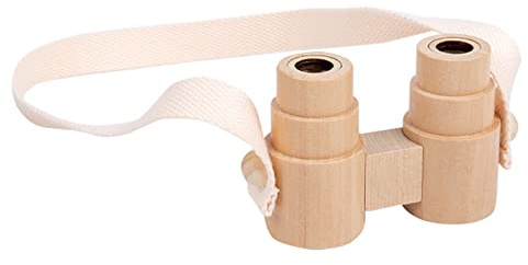 Fernglas aus Holz für Kinder und Kinder, Holzlupe zum Beobachten von Reisen, Camping, Kinderfernglas