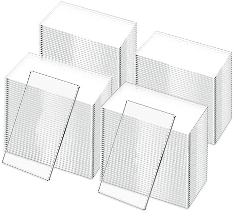 Kopinma 50 Stück Klare Acryl-Tischkarten für Hochzeiten, Rechteckige Sitzkarten, Namensschild, Geburtstagsfeier, DIY-Set